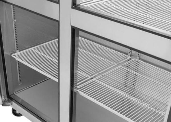 European Standard Commercial Refrigerator Freezer Built In Fan Cooling System