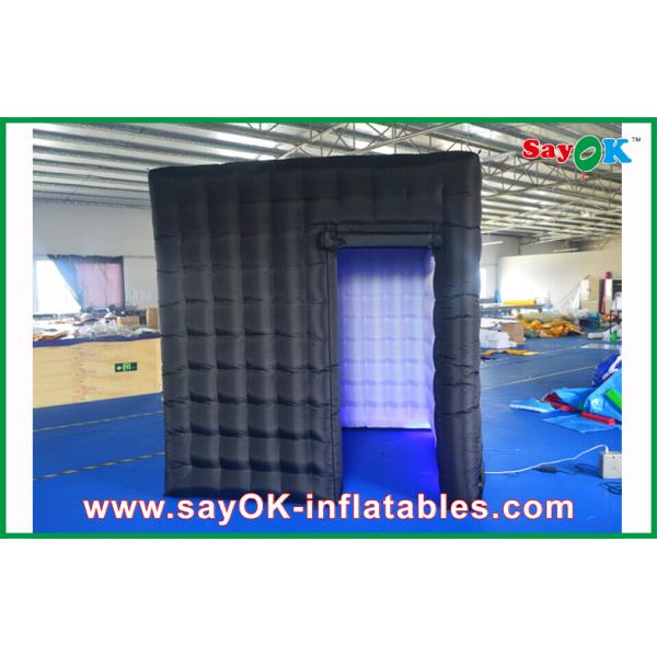 Портативная будочка фото будочки 2.4m фото черная раздувная, будочка изображения света СИД раздувная