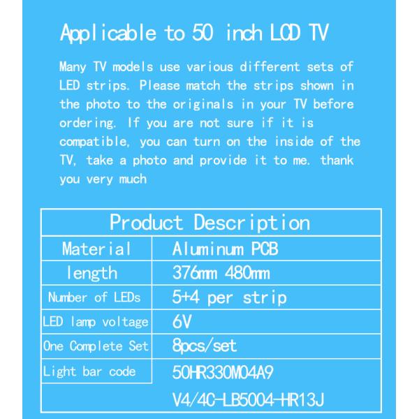 L50P2-UD D50A710 D50A730 TCL телевизор умный подсветка 50HR330M05A9 4C-LB5004-HR13J