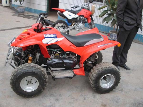 Suzuki 250CC Red Manned Gasoline Four Wheeled Motorcycles ATV 229.2cc For Men