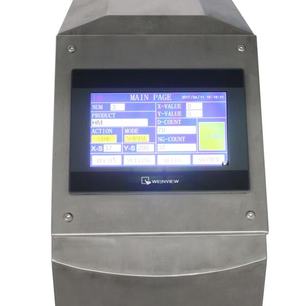 Detector de metais da segurança do alimento da correia transportadora para o detector de metais da indústria alimentar/alimento