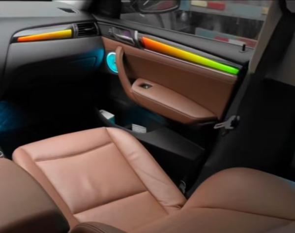 Iluminação Ambiental Dreamer Dynamic para BMW X3/X4 ((2012-2017)