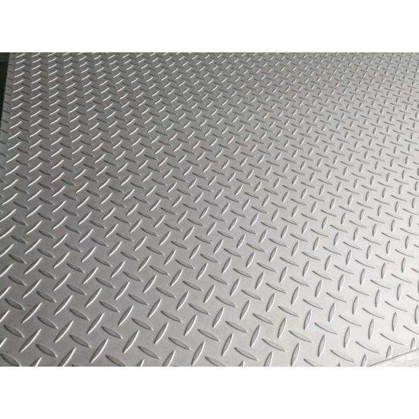 Checked Diamond Building SUS 304L Embossed Stainless Steel Sheet For Decoration