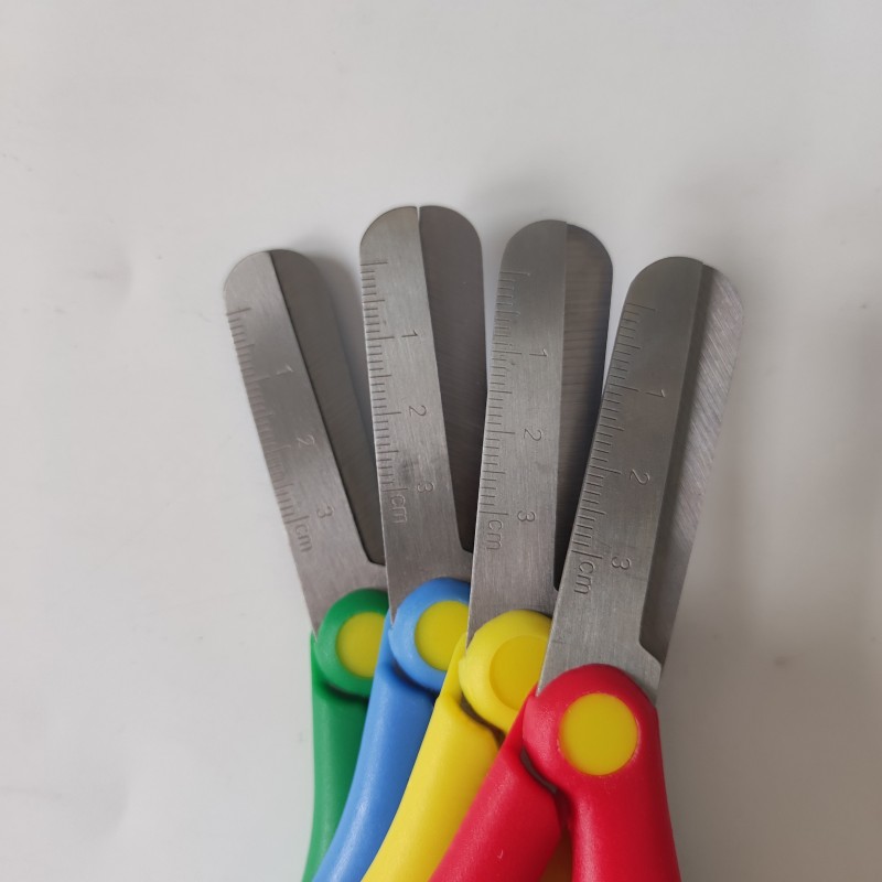 High Quality 7Inch School Office Scissors Safety Student Paper Scissor