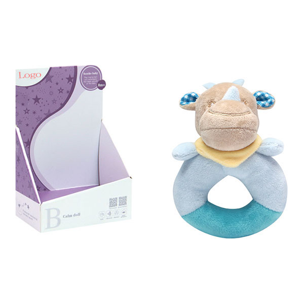 OEM Shaky Baby Rattle , Angelber Hippopotamus Plush Toy