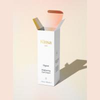 Serum cosmétique personnalisé Parfum Petite boîte Emballage Soins de la peau Produits de beauté Pack cadeau Boîte d'emballage en papier revêtu