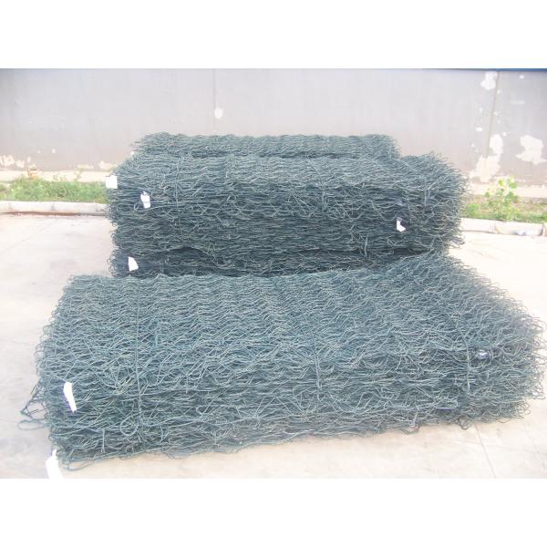 Гальванизированные корзины ячеистой сети 80*100mm 2mm Gabion крепкие сплетенные