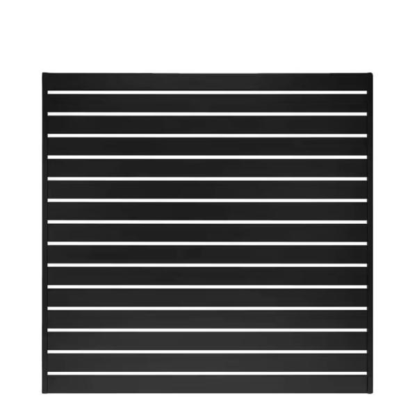 Garden Unassembled Aluminum Fence Easy Assembly with Wood and Anodizing