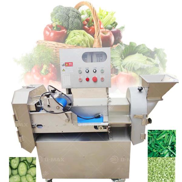 Electric Vegetable Dicer in Vegetable Processing Plant Cut Potatoes Carrots Asparagus and More