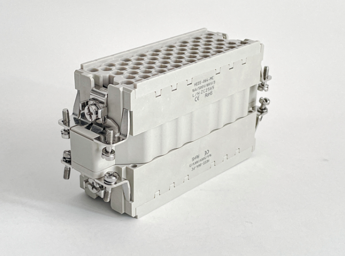 64 Pin High Density Crimping Heavy Duty Connector