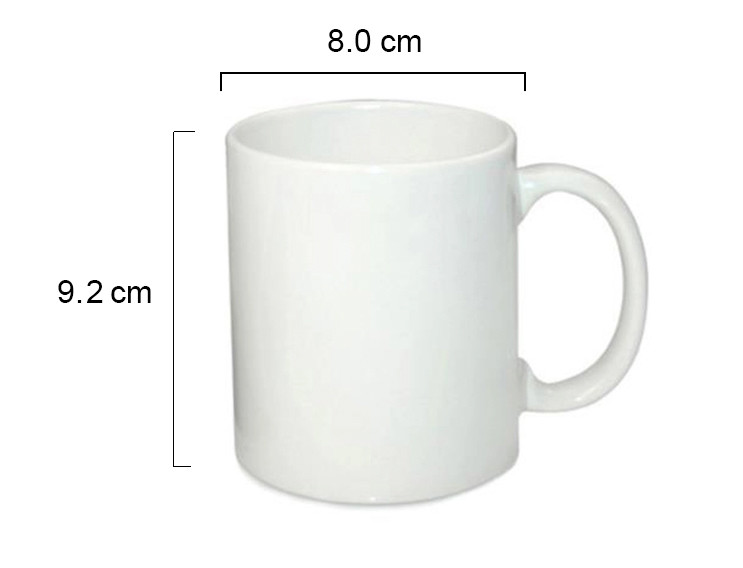 Кружки кофе 11oz ранга белые изготовленные на заказ керамические