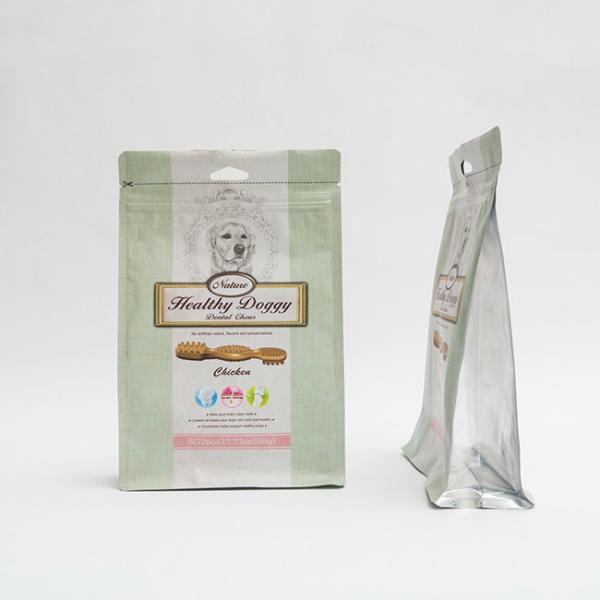 Doggy сумки корма для домашних животных 17.77OZ 75mm упаковывая зубоврачебный жует плоский нижний мешок с молнией