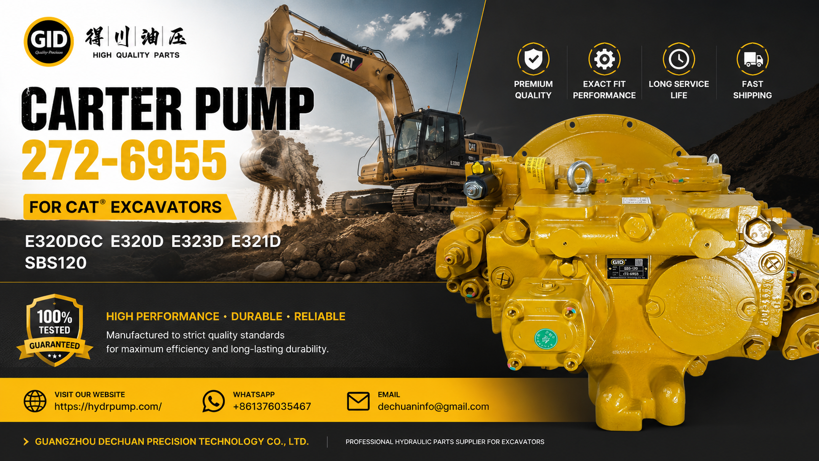 Rexroth A8V0200 Hydraulic Main Pump for E330C L Excavator - High Efficiency, Premium Replacement with 6-Month Warranty