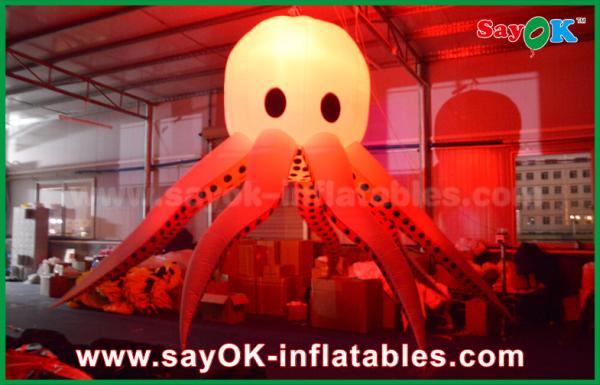 Giant Inflatable Lighting Decoration Sea Animal Lighting Octopus / Devilfish