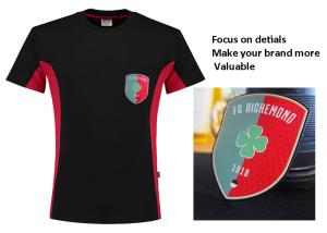 Degradable OEKO Heat Press Football Badges 8 Colorways TPU Badges
