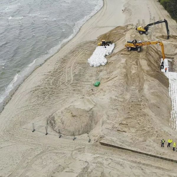 1m – 8m Geotextile Tubes PP Woven Fabric Geotube Dewatering High Permeability