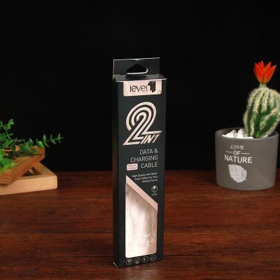 Eyebrow Pencil Box Earphone Packaging Box USB Cable Gift Box with Stamp