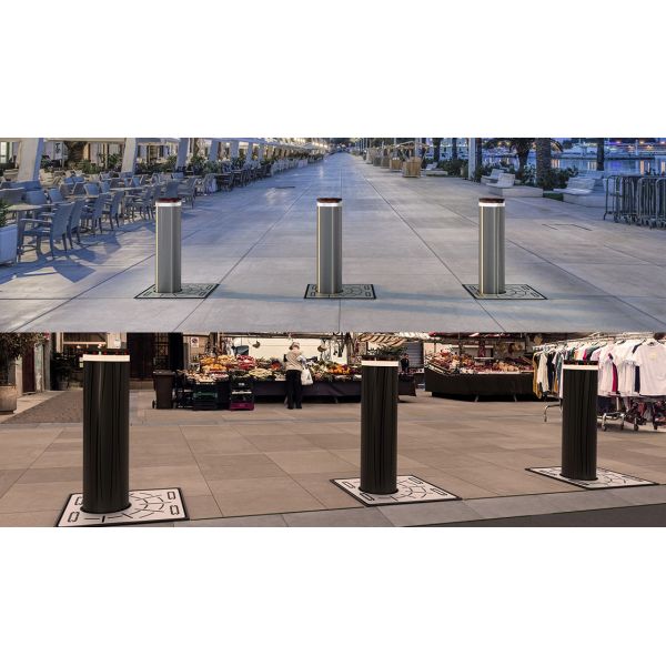 Electric Automatic Hydraulic Bollards System with IP68 Waterproof Stainless Steel Material and Hydraulic Lifting Core