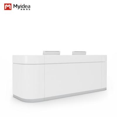Mobiliário de escritório de design moderno MYIDEA Mobiliário de escritório de design simples Mesa de recepção de mármore