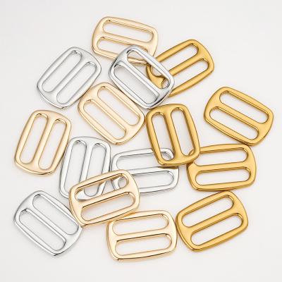 Metal Handbag Accessories 1 Inch Strap Buckle 25mm Tri Glide Buckle 9 Colors Adjustable