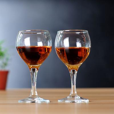 Bouquet Goblet Wine Glass 255ml 9 Oz volume Rounded Body For Promotion