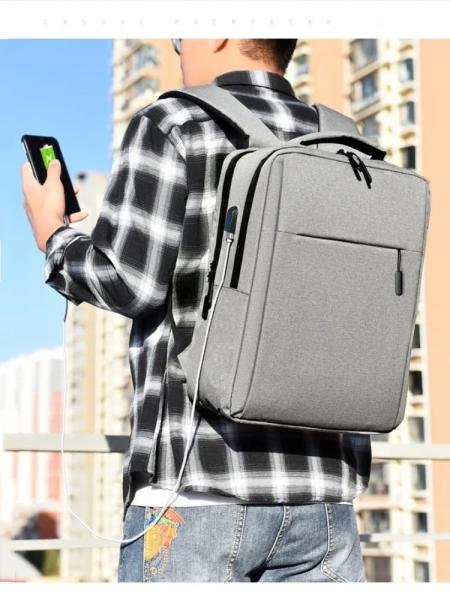 Custom LOGO Laptop Backpack for mens Business sac a dos Waterproof Oxford mochilas School Student Backpack with USB