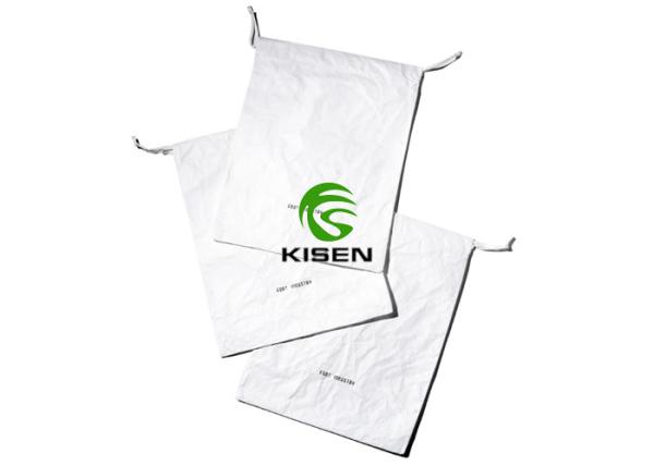 Neoprene Satin Tyvek Drawstring Bags , High Technology Reusable Tyvek Paper Bag