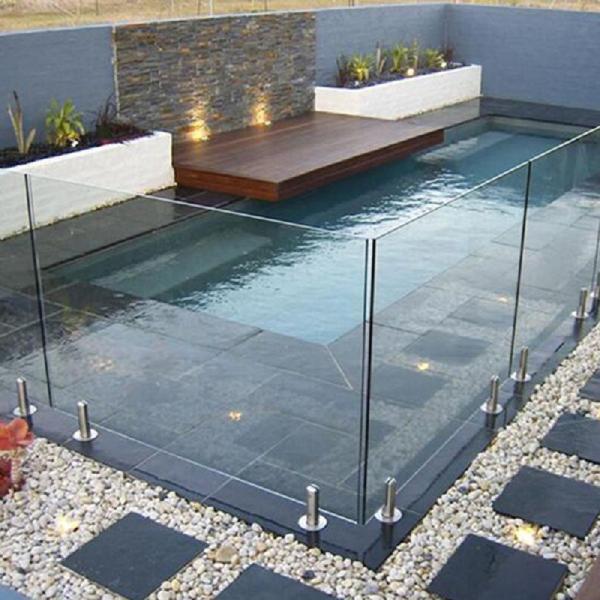 Алюминиевые стеклянные панели для ограждений, для бассейнов, стеклянные ограждения для гостиничных балконов.