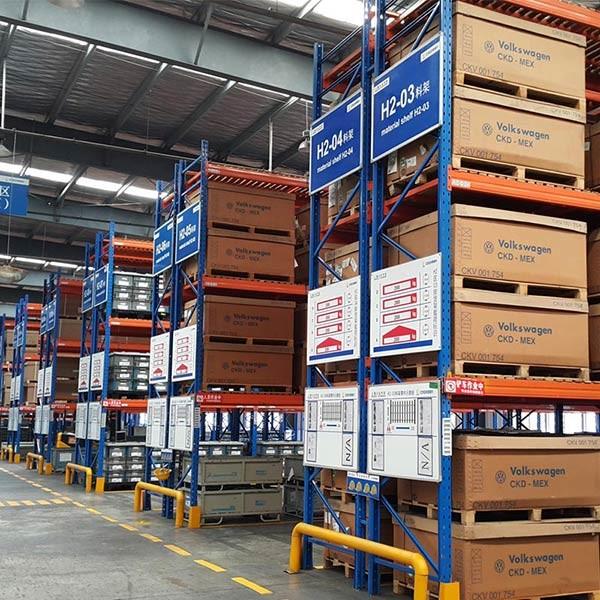 Estante de pallet para almacenamiento industrial Estante de almacenamiento personalizado de acero pesado
