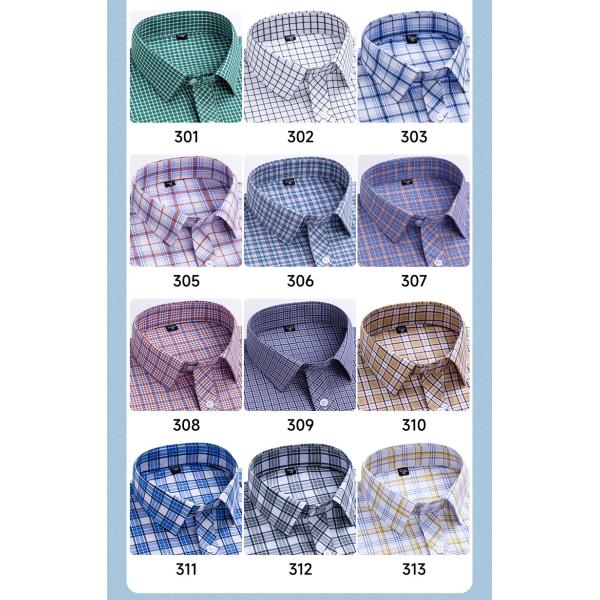 Men's POLO Print Dress Formal Shirts 100% Cotton Men's Casual Shirt Chemise Homme Woven