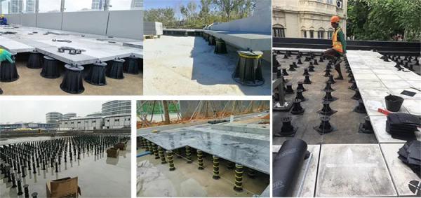 High Durability Adjustable Plastic Pedestal Optimized For Outdoor Environments