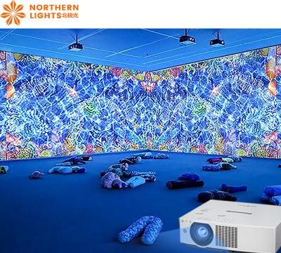 Projector Holográfico Imersivo Projeto Interativo de Parede Interior