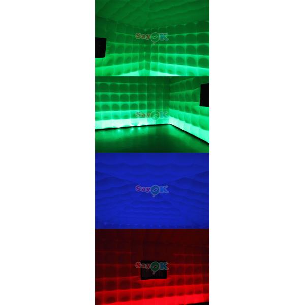 Tente gonflable portable Tente de salon de soirée Club de nuit Maison de discothèque Tente pour location de club de nuit gonflable