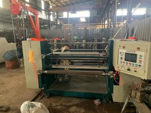 Single Axis Paper Film Rewinding And Slitting Machine Roll Slitter Rewinder