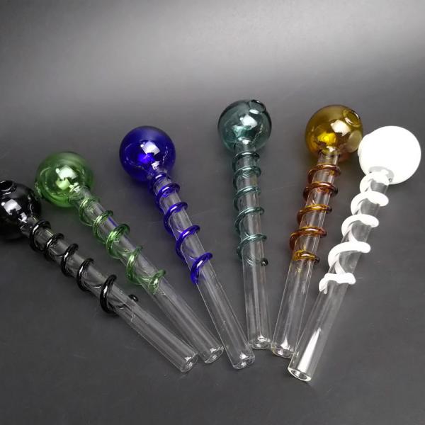 Pryrex Dot Incense Oil Burners Glass Smoking Pipe 5.5 Inches Lightweight