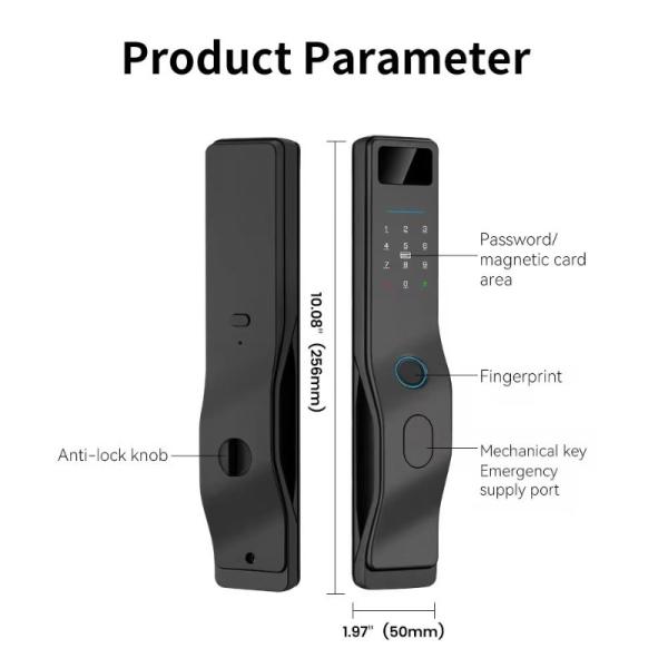 高認識防水盗難防止スマートロック ホームアパート Tuya制御