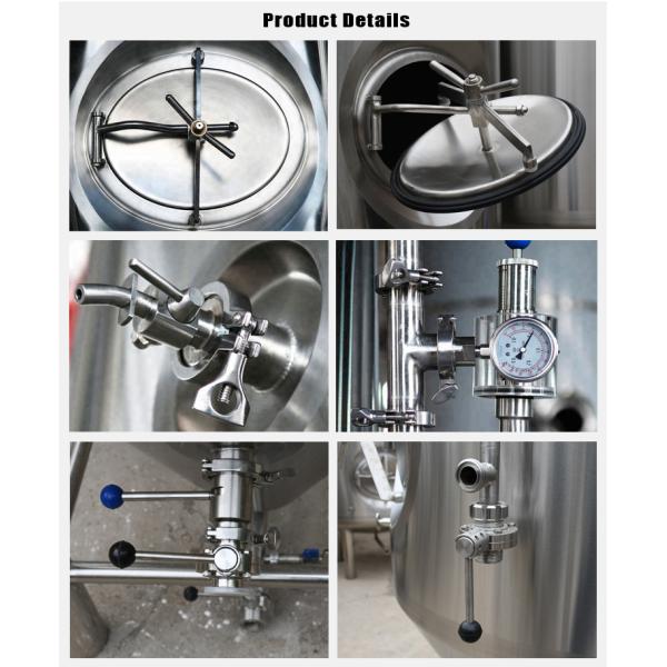 Bar 1000L SS304 316 Micro Beer Brewing Equipment