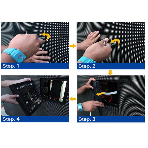 P4.81mm Waterproof Outdoor Digital LED Screen Panel Full Color For Advertising