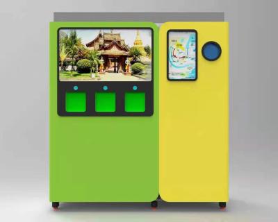 Os eventos públicos reciclam a posição plástica da máquina da garrafa operaram RVM esperto