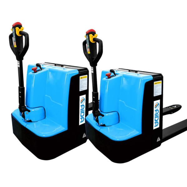 Powered Electric Pallet Jack Forklift  Truck 3 Ton Hydraulic For Warehouse