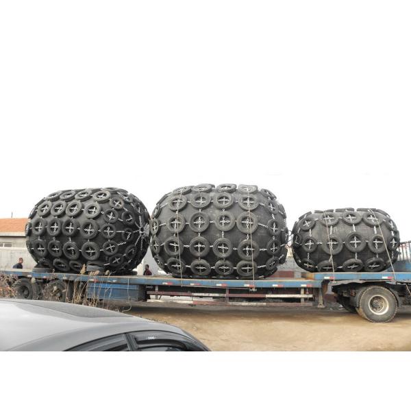 Highly Durable Marine Rubber Fender with Excellent Shock Absorption Capacity and Net Type Structure