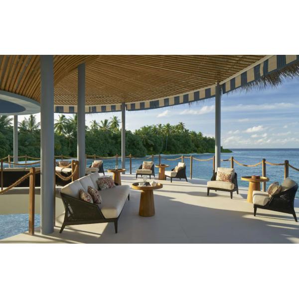Мебель спальни Мальдивов Meradhoo лотерей выполненная на заказ для виллы воды/виллы пляжа