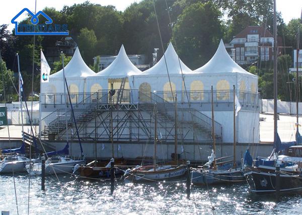 Waterproof, Fireproof Wedding Tent Pagoda white canvas tent For Outdoor Party,Event,Wedding etc