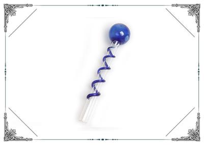 Blue Pyrex Glass Oil Burner Mini Glass Water Bong Oil Burning Pipe Orange Smoking