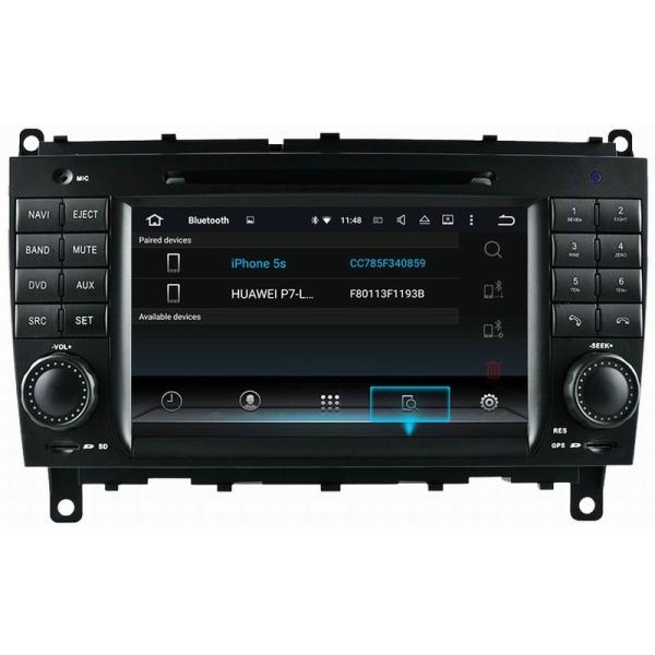 Ouchuangbo car radio dvd player android 7.1 system Mercedes Benz CLK W209 Benz CLS W219 with gps navi wifi SWC