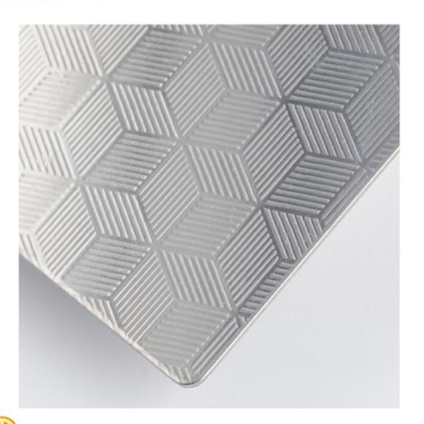 Folha quadriculado laminada a alta temperatura dos SS, Diamond Plate Sheets Anti Slip de aço inoxidável