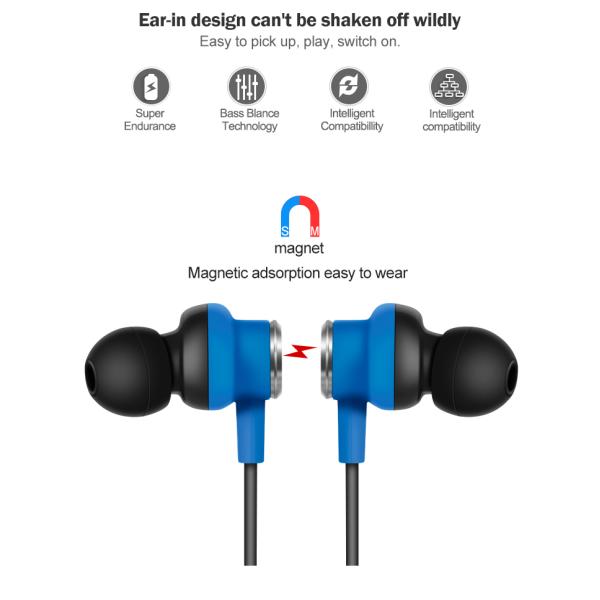 In Line Control Wireless Stereo Earphone 70mAH BT5.1 For Outdoor
