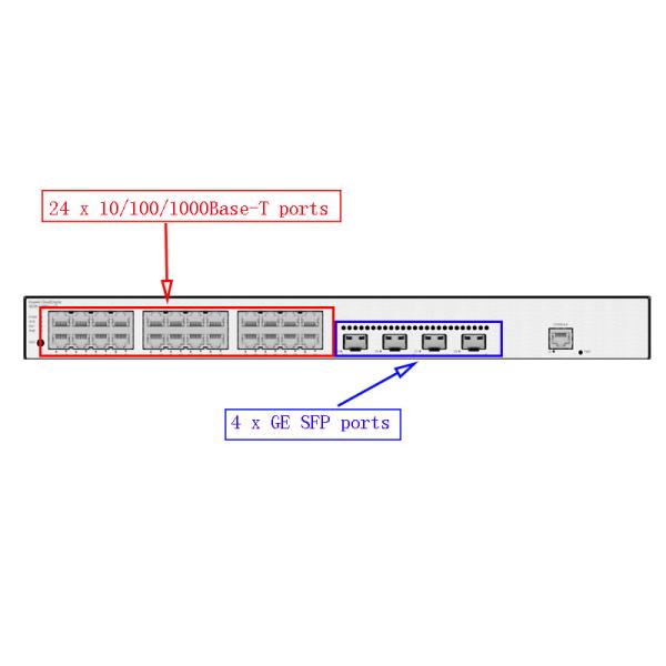 24 Ports Enterprise Campuses Ethernet POE Switch S5735-L24P4S-A-V2 with 520Gbps Capacity