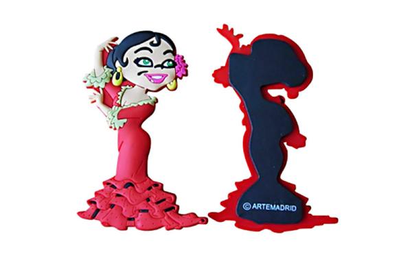 Woman Shape Soft Fridge Magnets Anti Ultraviolet Promotional Souvenirs