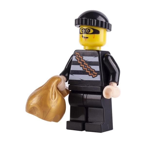 MOC character career model ladies gentlemen thief criminal firemen mini figures building blocks
